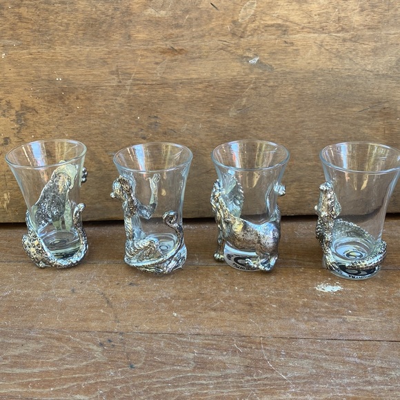 Vintage Arthur Court Safari Shot glass set - Picture 2 of 5